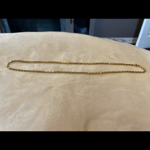10K Gold Rolo Cable Chain Necklace - Great Condition - 15 Grams - 20 inches - Picture 3 of 7
